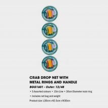 Wilton Bradley Yello Crab Drop Net, Multi Coloured