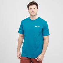 Troll Mountain Grid T-shirt, Blue