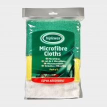 Triplewax Microfibre Cloth Triple Pack, Green