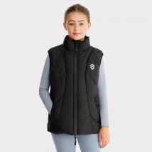Aztec Diamond Kids' Young Rider Puffer Gilet, Black