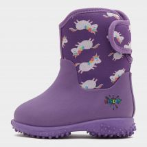 Grubs Kids Muddies Puddle 5.0 Wellington Boots Unicorn/Violet, Purple