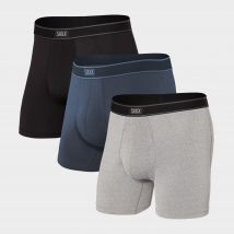 Saxx Men's Daytripper Boxer Shorts Pack of Three, Multi Coloured