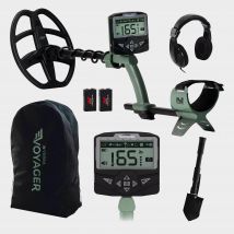 Minelab X-Terra Voyager Metal Detecting Starter Kit, Green