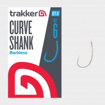 Trakker Curve Shank Fishing Hooks Size 6, Multi Coloured