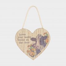 Platinum Small Boots At The Door Hanging Plaque, Multi Coloured