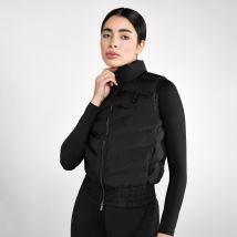 Aztec Diamond Women's Lightweight Gilet, Black