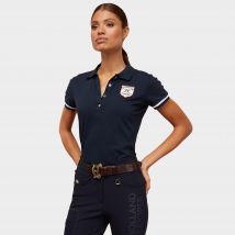 Holland Cooper Womens Classic Polo Shirt, Blue