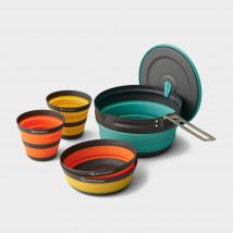 Sea To Summit Frontier Ultralight Collapsible One Pot Cook 2 Person 5 Piece Set, Multi Coloured