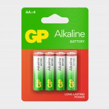 GP Batteries Alkaline Batteries AA 4 Pack, Green