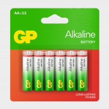 GP Batteries Alkaline Batteries AA 12 Pack, Green