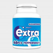 WRIGLEYS Extra Peppermint Sugarfree Chewing Gum Bottle, Blue