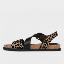 Blowfish malibu Women's Lance Footbed Sandals, Multi Coloured