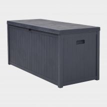 Breeins Lockable Waterproof Outdoor Garden Storage Box, Grey