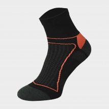 Comodo Men's High Vis Neon Low Cut Cycling Socks - 1 Pack, Black