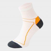 Comodo Men's High Vis Neon Low Cut Cycling Socks - 1 Pack, White