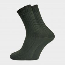 Dr Hunter Men's 100% Cotton Hiking Boot Socks - 2 Pack, Green