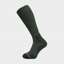 Dr Hunter Men's Extra Wide Knee High Merino Wool Hiking Socks - 1 Pack, Green