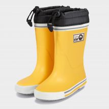Spotty otter Kids' Forest Leader Fleece Lined Wellies, Yellow