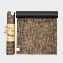 Myga Jute Yoga Mat, Black