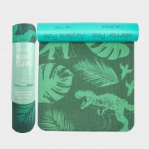 Myga Kids' Jurassic Jungle Yoga Mat, Green
