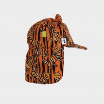 Little Hotdog Watson Kids' Cub Hat With Neck Flap, Orange