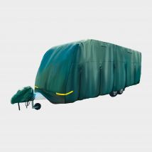 MAYPOLE LTD 5-5.6m (17-19′) Premium Green 4-ply Caravan Cover, Green
