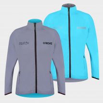 Proviz Sports Women's Reflective Switch Waterproof Cycling Jacket, Blue