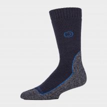 COUNTRY PURSUIT Mens Wool Blend Cushioned Walker Socks For Hiking & Outdoor Comfort, Blue