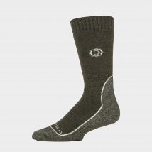 COUNTRY PURSUIT Mens Wool Blend Cushioned Walker Socks For Hiking & Outdoor Comfort, Green