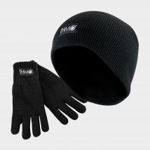 THMO Kids' Thinsulate Hat & Gloves Winter Set, Black