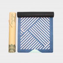 Myga Vegan Suede Theseus Yoga Mat, Blue
