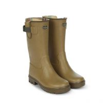 Le Chameau - Bottes Petite Vierzon Doublées En Jersey Enfant Le Chameau Vert Vierzon