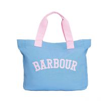 Barbour - Tote Bag Holiday Logo Beach Barbour Chambray Blue