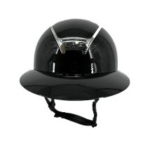 LAS - Casque Opera Glossy Large Visière Cornice Crystal Las (Vendu Sans La Mousse) Noir glossy;Taille de coque