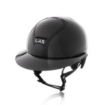 LAS - Casque Opera Glossy Large Visière Double Las (Vendu Sans La Mousse) Noir glossy;Taille de coque