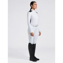 Cavalleria Toscana - Chemise De Concours Jersey Technique Avec Fermeture Éclair Cavalleria Toscana