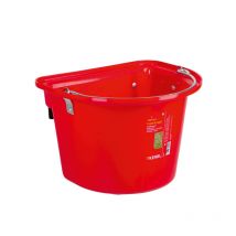Kerbl - Seau-Mangeoire De Porte Avec Crochet Et Anse 12l Kerbl Rouge