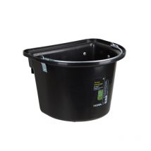 Kerbl - Seau-Mangeoire De Porte Avec Crochet Et Anse 12l Kerbl Noir