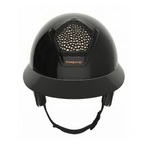 FreeJump - Casque Voronoï Full Protection Black Glossy Visière Longue Freejump (Vendu Sans La Mousse) Ivory;Taille de coque