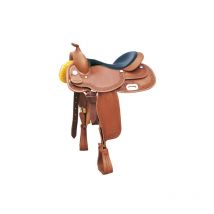 Pool's - SELLE WESTERN POOL'S 1010 REINER REGULAR SKIRT QUARTER Marron Foncé;taille