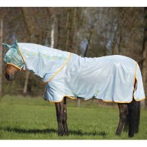 Horseware - COUVERTURE ANTI INSECTES AMIGO BUG RUG HORSEWARE Lunar Rock / Navy & Lime;taille