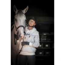 Pénélope - SWEAT HARLEM FEMME PÉNÉLOPE Blanc / Marine;taille