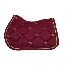 Back on Track - Tapis De Selle Back On Track Night Collection Rouge Foncé