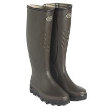 Le Chameau - Bottes Cérès Doublées Jersey Homme Le Chameau Marron Foncé