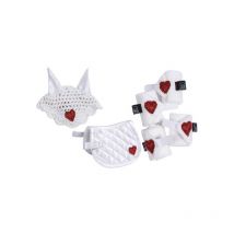 HKM - Set De Compétition Cuddle Pony Hkm Blanc / Rouge