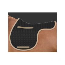 Mattes - TAPIS EN FORME DE SELLE MIXTE MATTES Noir / Beige;taille