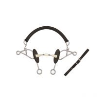Happy mouth bit - Mors Tandem Double Joint + Roller Happy Mouth - Taille 135