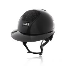 LAS - Casque Opera Large Visière Crystal Glossy Las (Vendu Sans La Mousse) Noir glossy;Taille de coque