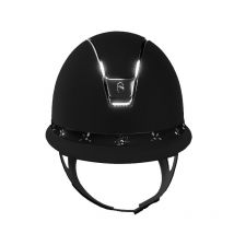 Samshield - Casque Miss Shield Shadowmatt 2.0 Pearl Drops 5 Swarovski Samshield (Vendu Sans La Mousse) Noir;Taille de coque