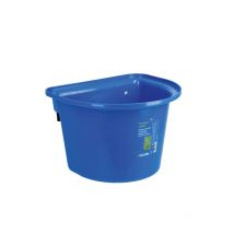 Kerbl - Seau-Mangeoire De Porte Avec Crochet 12l Kerbl Bleu